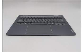 Lenovo 5CB1R71028 C-Cover with keyboard, Greek, Luna Grey, Backlight, US