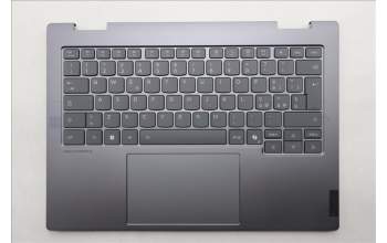 Lenovo 5CB1R71029 C-Cover with keyboard, Italian, Luna Grey, Backlight, UK