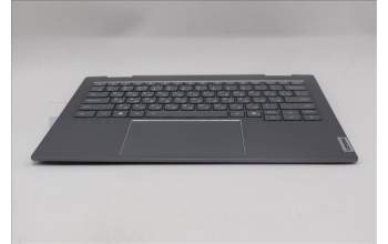 Lenovo 5CB1R71039 C-Cover with keyboard, Russian, Luna Grey, Backlight, US