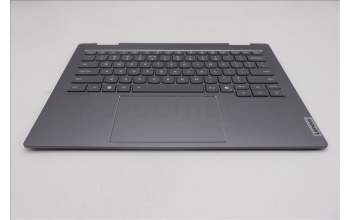 Lenovo 5CB1R71044 C-Cover with keyboard, US English Euro, Luna Grey, Backlight, US