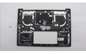 Lenovo 5CB1R71056 C-Cover with keyboard, Greek, Luna Grey, US