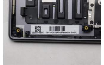 Lenovo 5CB1R71073 C-Cover with keyboard, German, Luna Grey, UK