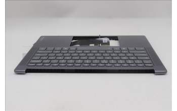 Lenovo 5CB1R71118 C-Cover with keyboard, US English Euro, Luna Grey, US