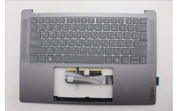 Lenovo 5CB1R71123 C-Cover with keyboard, Hebrew, Luna Grey, US