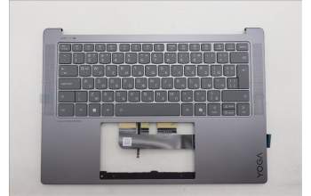 Lenovo 5CB1R71141 C-Cover with keyboard, Bulgarian, Luna Grey, UK