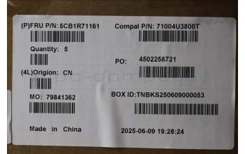 Lenovo 5CB1R71161 Tastatur inkl. Topcase ASM_POR C 83JL LG