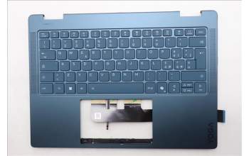 Lenovo 5CB1R71267 C-Cover with keyboard, Italian, Tidal Teal, Non-FingerPrint, Puresight Logo, UK
