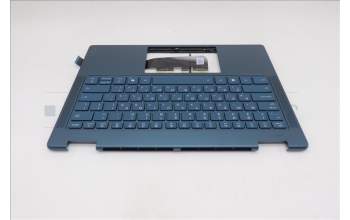 Lenovo 5CB1R71270 C-Cover with keyboard, Hebrew, Tidal Teal, Non-FingerPrint, Puresight Logo, US
