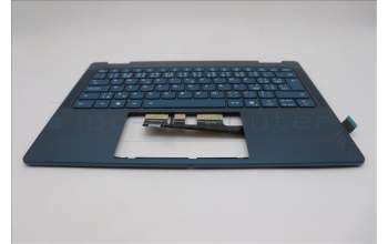 Lenovo 5CB1R71286 C-Cover with keyboard, Czech Slovakian, Tidal Teal, Non-FingerPrint, Puresight Logo, UK