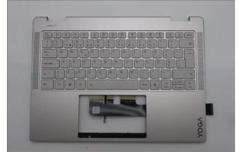 Lenovo 5CB1R71356 C-Cover with keyboard, Portuguese, Seashell, Non-FingerPrint, Puresight Logo, UK