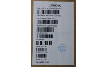 Lenovo 5CB1R71356 C-Cover with keyboard, Portuguese, Seashell, Non-FingerPrint, Puresight Logo, UK