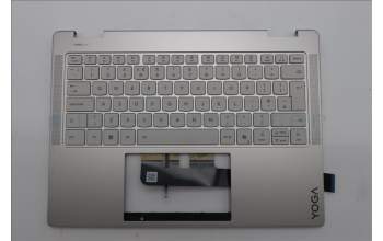 Lenovo 5CB1R71364 C-Cover with keyboard, UK English, Seashell, Non-FingerPrint, Puresight Logo, UK