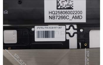 Lenovo 5CB1R71367 COVER UpASSY CZE/SLK H 83JR NFP SSH PS
