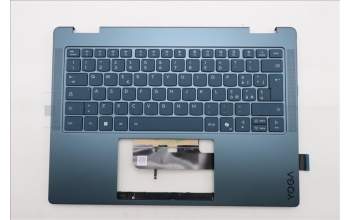Lenovo 5CB1R71378 C-Cover with keyboard, Italian, Tidal Teal, Non-FingerPrint, Non-Puresight Logo, UK