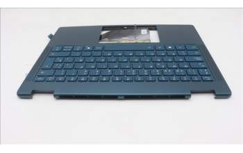 Lenovo 5CB1R71389 C-Cover with keyboard, Spanish, Tidal Teal, Non-FingerPrint, Non-Puresight Logo, UK