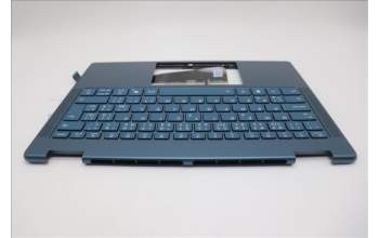 Lenovo 5CB1R71397 C-Cover with keyboard, Czech Slovakian, Tidal Teal, Non-FingerPrint, Non-Puresight Logo, UK