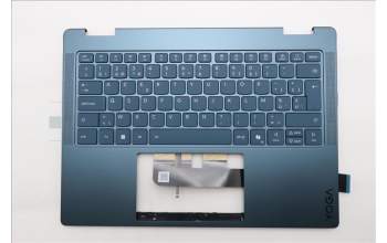 Lenovo 5CB1R71400 C-Cover with keyboard, Belgian, Tidal Teal, Non-FingerPrint, Non-Puresight Logo, UK