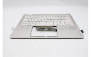 Lenovo 5CB1R83520 C-Cover with keyboard, Nordic, Seashell, FingerPrint, Non_Puresight Logo