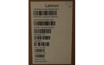 Lenovo 5CB1R83525 C-Cover with keyboard, Switzerland, Seashell, FingerPrint, Non-Puresight Logo, UK