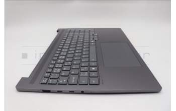 Lenovo 5CB1R91613 C-Cover with keyboard, Czech Slovakian, Luna Grey, UMA, UK