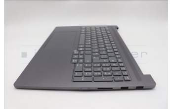 Lenovo 5CB1R91619 C-Cover with keyboard, German, Luna Grey, UMA, UK