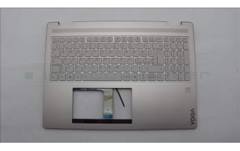 Lenovo 5CB1R98420 C-Cover with keyboard, Italian, Seashell, FingerPrint, Non-Puresight Logo, UK