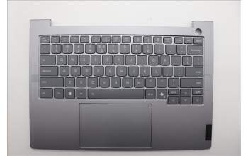 Lenovo 5CB1R99873 C-Cover with keyboard, US English Euro, Arctic Grey, Backlight, H-series, US