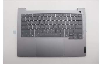 Lenovo 5CB1R99877 C-Cover with keyboard, Greek, Arctic Grey, Backlight, H-series, US