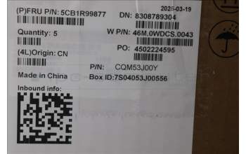 Lenovo 5CB1R99877 C-Cover with keyboard, Greek, Arctic Grey, Backlight, H-series, US