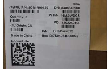 Lenovo 5CB1R99879 C-Cover with keyboard, Hebrew, Arctic Grey, Backlight, H-series, US