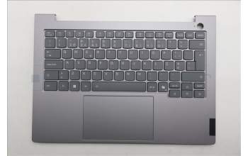 Lenovo 5CB1R99887 C-Cover with keyboard, Portuguese, Arctic Grey, Backlight, H-series, UK