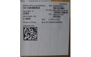 Lenovo 5CB1S00181 C-Cover with keyboard, English, Arctic Grey, Backlight, U-series