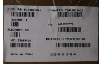 Lenovo 5CB1S00225 C-Cover with keyboard, Nordic, Tidal Teal, Puresight Logo, UK