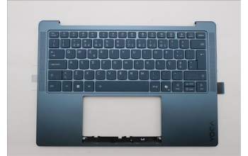 Lenovo 5CB1S00252 C-Cover with keyboard, Portuguese, Tidal Teal, Non-Puresight Logo, UK