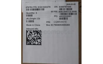 Lenovo 5CB1S00278 C-Cover with keyboard, French, Arctic Grey, Non-Backlight, H-series, US