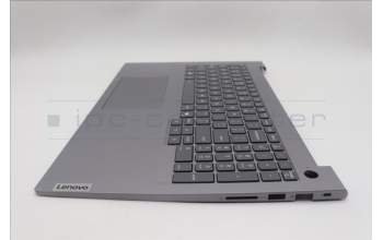 Lenovo 5CB1S00309 C-Cover with keyboard, US English Euro, Arctic Grey, Backlight, H-series, US