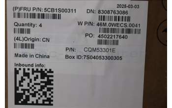 Lenovo 5CB1S00311 Tastatur inkl. Topcase ASM_FRA W21SK AG BL H