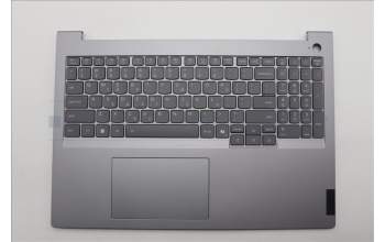 Lenovo 5CB1S00313 C-Cover with keyboard, Greek, Arctic Grey, Backlight, H-series, US
