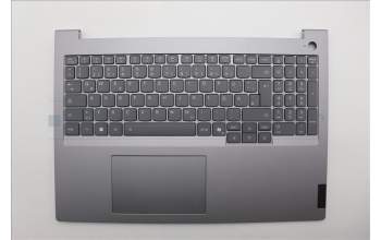 Lenovo 5CB1S00314 C-Cover with keyboard, German, Arctic Grey, Backlight, H-series, UK