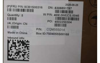 Lenovo 5CB1S00316 C-Cover with keyboard, Hungarian, Arctic Grey, Backlight, H-series, UK