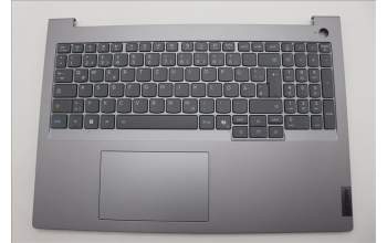 Lenovo 5CB1S00831 C-Cover with keyboard, German, Arctic Grey, Backlight, U-series, UK