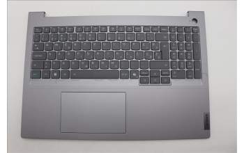 Lenovo 5CB1S00842 C-Cover with keyboard, Slovenian, Arctic Grey, Backlight, U-series, UK