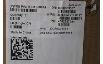 Lenovo 5CB1S00848 C-Cover with keyboard, UK English, Arctic Grey, Backlight, U-series, UK