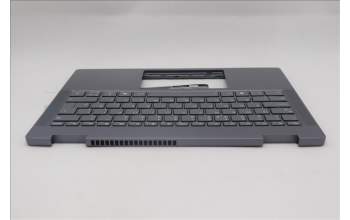 Lenovo 5CB1S01171 C-Cover with keyboard, UK English, Luna Grey, Backlight, Non-FingerPrint, UK