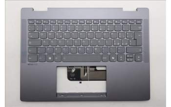 Lenovo 5CB1S01172 C-Cover with keyboard, Italian, Luna Grey, Backlight, Non-FingerPrint, UK