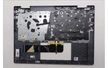 Lenovo 5CB1S02764 C-Cover with keyboard, Slovenian, Luna Grey, Backlight, Non-FingerPrint, UK