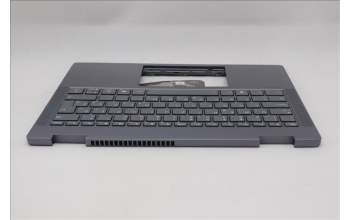 Lenovo 5CB1S02764 C-Cover with keyboard, Slovenian, Luna Grey, Backlight, Non-FingerPrint, UK