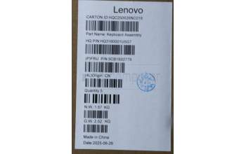 Lenovo 5CB1S02779 C-Cover with keyboard, UK English, Luna Grey, Non-FingerPrint, UK