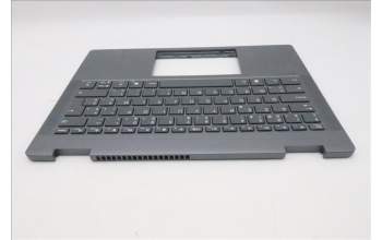 Lenovo 5CB1S02819 C-Cover with keyboard, Belgian, Luna Grey, Non-FingerPrint, UK