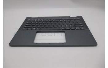 Lenovo 5CB1S02827 C-Cover with keyboard, US English Euro, Luna Grey, Non-FingerPrint, US